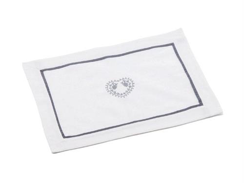 TOVAGLIETTA MARGOT CM50X35 BIANCO GRIGIO