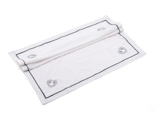 TOVAGLIA MARGOT CM100X100 BIANCO GRIGIO