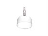 CLOCHE VETRO CM14X19 TRASPATENTE