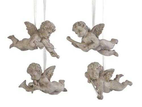 ANGELO CUPIDO PENDENTE IN RESINA CM18X9X8 ASS ANTIQUE