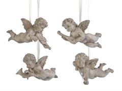 ANGELO CUPIDO PENDENTE IN RESINA CM18X9X8 ASS ANTIQUE