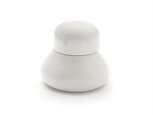 CONTENITORE C/COPERCHIO TOUCH D15 H13 BIANCO