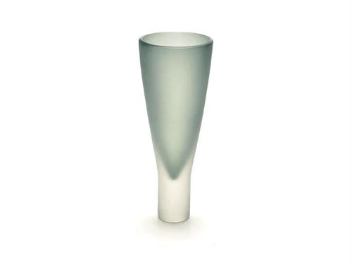 VASO VETRO CELINE D12 H34 GRIGIO SCURO