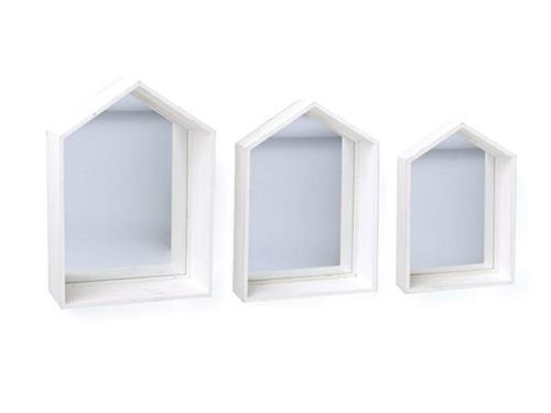 SET 3PZ ESPOSTIORI HOUSE C/SPECCHIO CM34*14*47-29*12*42-24*10*36 BIA