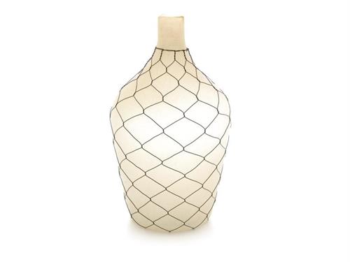 VASO VETRO ELISEE D21 H36 SABBIA