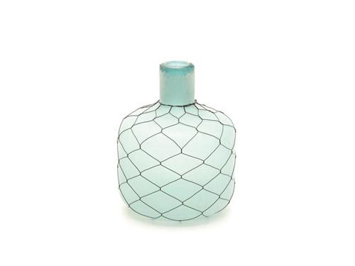 VASO VETRO ELISEE D20 H25 VERDE ACQUA