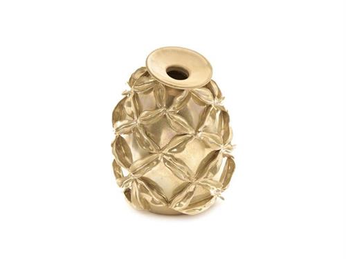 VASO CERAMICA SURABAYA D18 H24 ORO PERLA