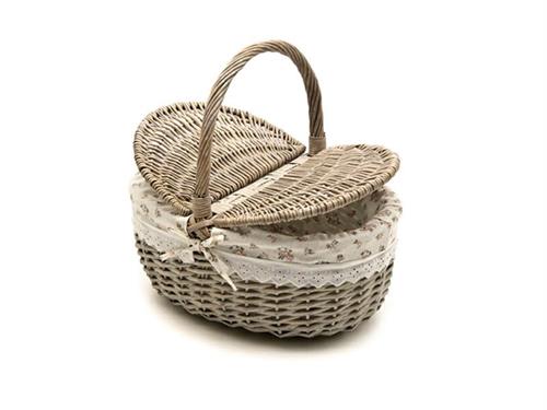 CESTO PICKNICK ARMONY  CM42X43 NATURAL GREY