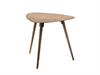 TAVOLINO TRINAGOLARE LEGNO E FERRO CM68X55X58