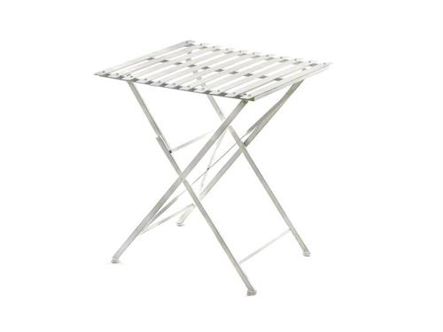 TAVOLO METAL PROMENADE CM60X60 H70 BIANCO