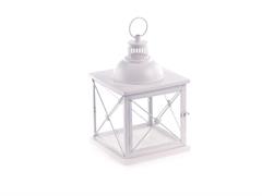 LANTERNA METAL ABBEY CM22X22X35 CREMA