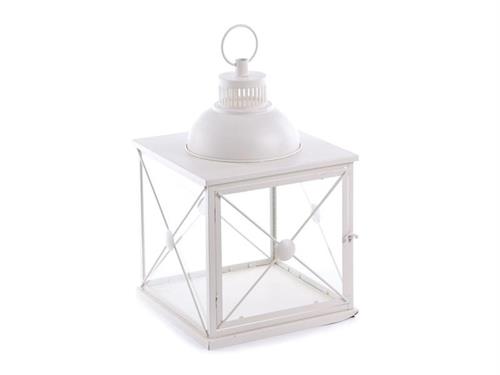 LANTERNA METAL ABBEY CM30X30X46 CREMA