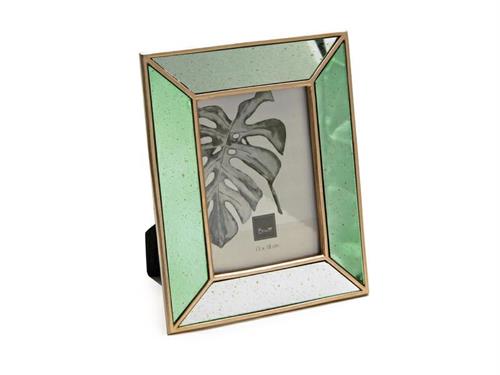 PORTAFOTO RETTANGOLARE MIRROR CM22X27 VERDE