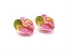 BOX 2PZ CANDELA ANTHURIUM CM11 ROSA-VERDE