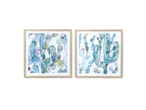 QUADRO CACTUS 3D CM50X50 ASS BLU