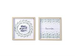 QUADRO PLEXI ROMANTIC CM40X40 ASS VERDE