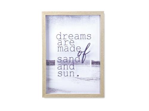 QUADRO PLEXI DREAMS CM50X70 NATURAL