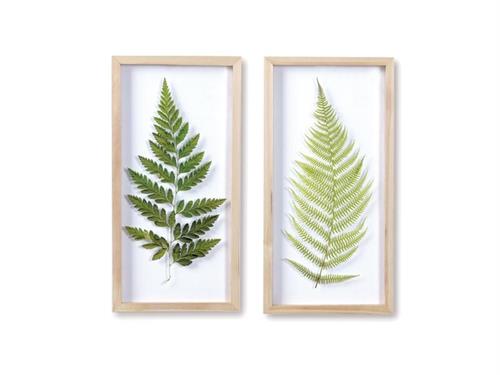 QUADRO LEGNO LEAF CM24X48 ASS VERDE