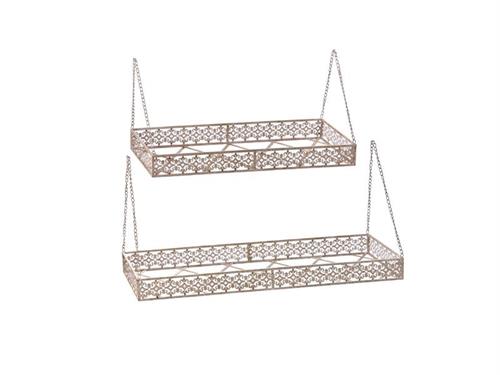 SET 2PZ STRUTTURE DA SOSPENSIONE ZEUS CM100X40X11 PEARL GOLD