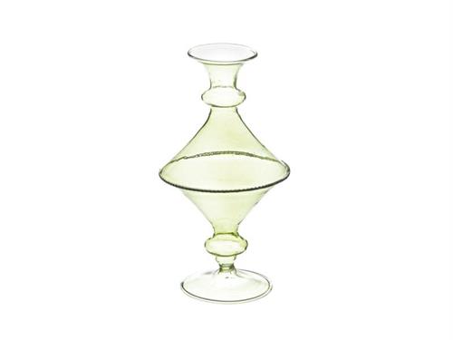 VASO VETRO SOFFIATO MELLORY CM10X10X19 VERDE