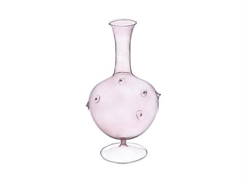 VASO VETRO SOFFIATO MELLORY CM13X13X16 ROSA