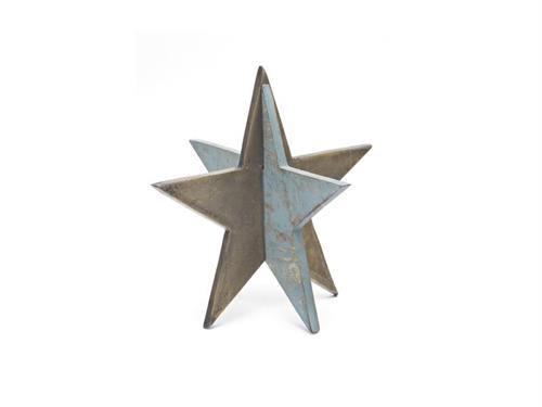 STELLA LEGNO E ALLUMINIO COMPONIBILE CM29X30X28 VERDE/ORO ANTICO