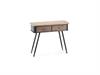 CONSOLLE C/2 CASSETTI MODERN METALLO E LEGNO CM93X37X78 ANTRACITE