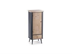 MOBILE C/ANTA MODERN METALLO E LEGNO CM48X37X112 ANTRACITE