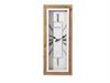 OROLOGIO RETTANGOLARE MARKET STREET CM33X80 LEGNO/BIANCO