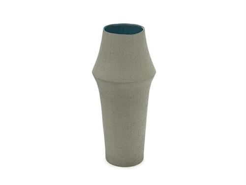 VASO CERAMICA DORIAN D21 H46 GRIGIO/BLU