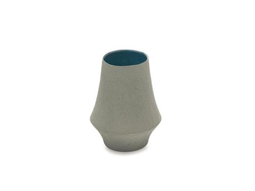 VASO CERAMICA DORIAN D24 H31 GRIGIO/BLU