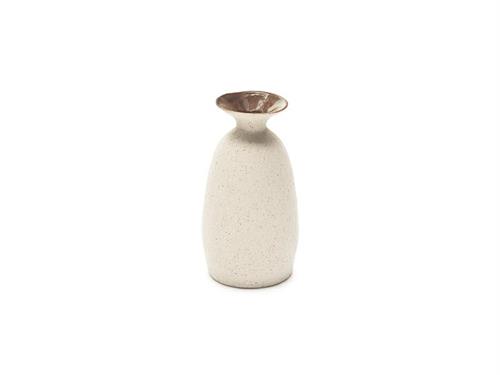 VASO CERAMICA SYBIL D16 H30 CREMA/TERRA