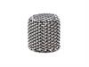 POUFF TONDO CM38X40 CORDA GRIGIO-BIANCO