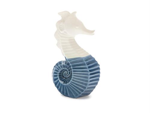 CAVALLUCCIO MARINO PORCELLANA HAWAII CM13X8X21 BLU-BIANCO