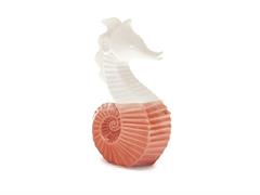 CAVALLUCCIO MARINO PORCELLANA HAWAII CM13X8X21 SALMONE-BIANCO