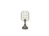 LAMPADA GRID METALLO D17 H38 (A BATTERIA) BRONZO