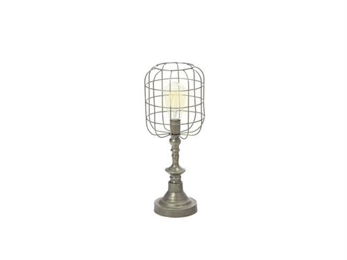 LAMPADA GRID METALLO D17 H44 (A BATTERIA) BRONZO