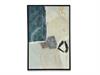 QUADRO ABSTRACT SU LEGNO C/CORNICE CM80X120 MULTI