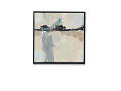 QUADRO ABSTRACT SU LEGNO C/CORNICE CM80X80 MULTI