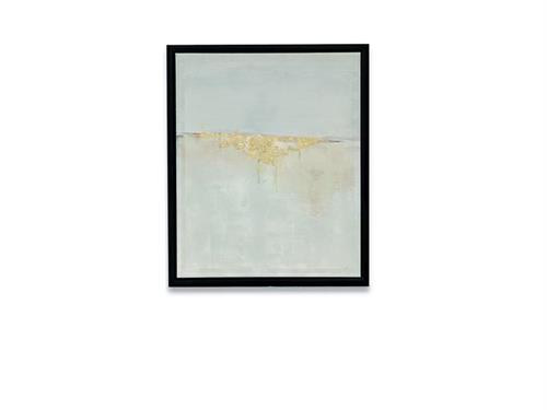 QUADRO ABSTRACT SU LEGNO C/CORNICE CM50X60 MULTI