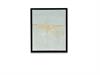 QUADRO ABSTRACT SU LEGNO C/CORNICE CM50X60 MULTI