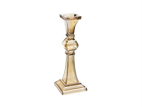 CANDELABRO VETRO LUSTER D16 H46 AMBRA