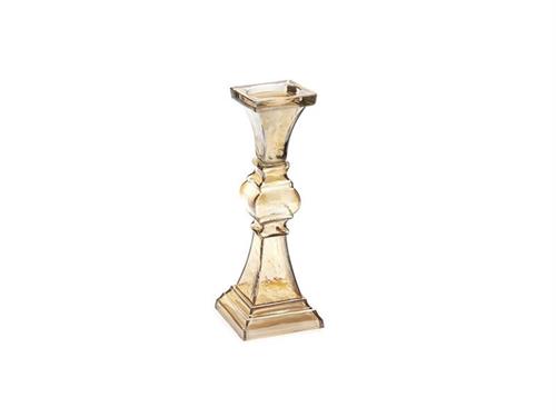 CANDELABRO VETRO LUSTER D13 H36 AMBRA