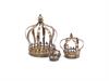 SET 3PZ CORONE LATTA KING CM43X55-30X31-17X21 ANTIQUE GOLD