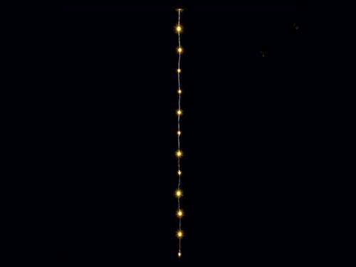 LUCI MICROLED 30MT 200L 220V/IP44 8 FUNZIONI CON TELEC. FILO SILVER