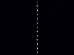 LUCI MICROLED 30MT 200L 220V/IP44 8 FUNZIONI CON TELEC. FILO SILVER