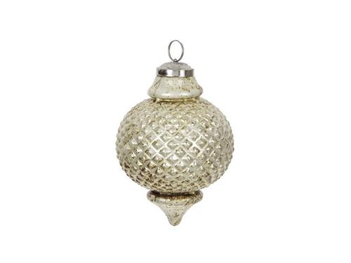 DECORAZIONE VETRO ANTIQUE D10 H14 ORO