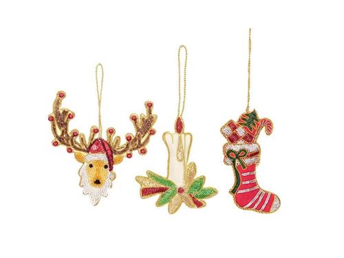 DECORAZIONE IMBOTTITA CHRISTMAS TIME D12 H12 ASS