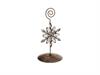 SEGNAPOSTO SNOWFLAKE C/PIETRE ACRYLIC D7 H15 RUSTY