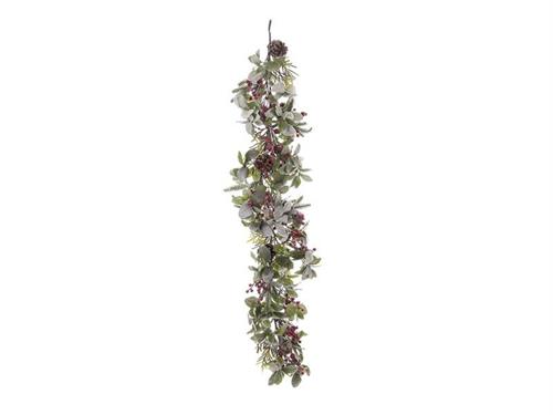 GARLAND SALVIA-PIGNE-BACCHE CM150 VERDE/ROSSO
